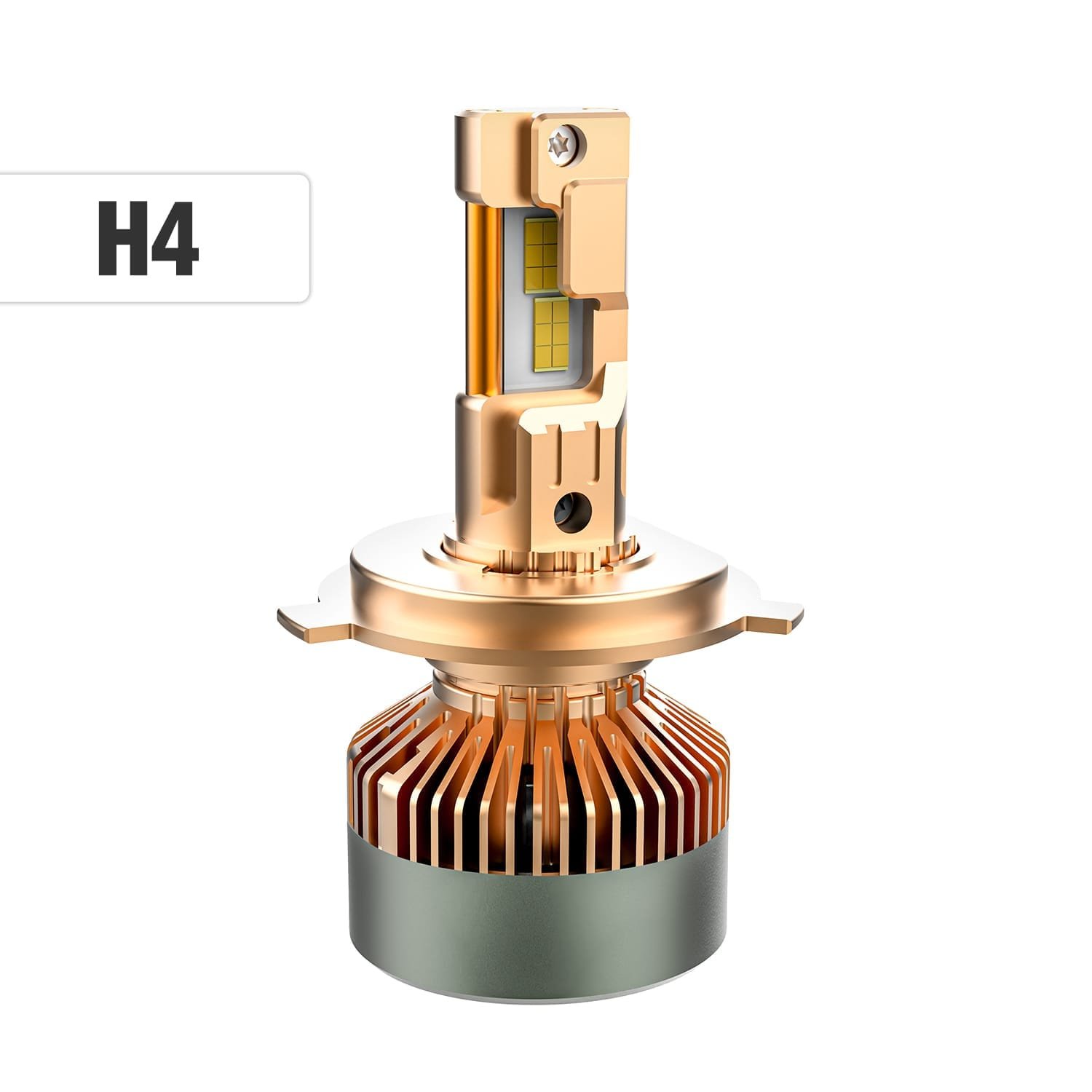 AKE K20 Series: H4/H19 LED Headlights Bulbs 240 W (Combined) - + 300 % Brightness Increase - Image 2