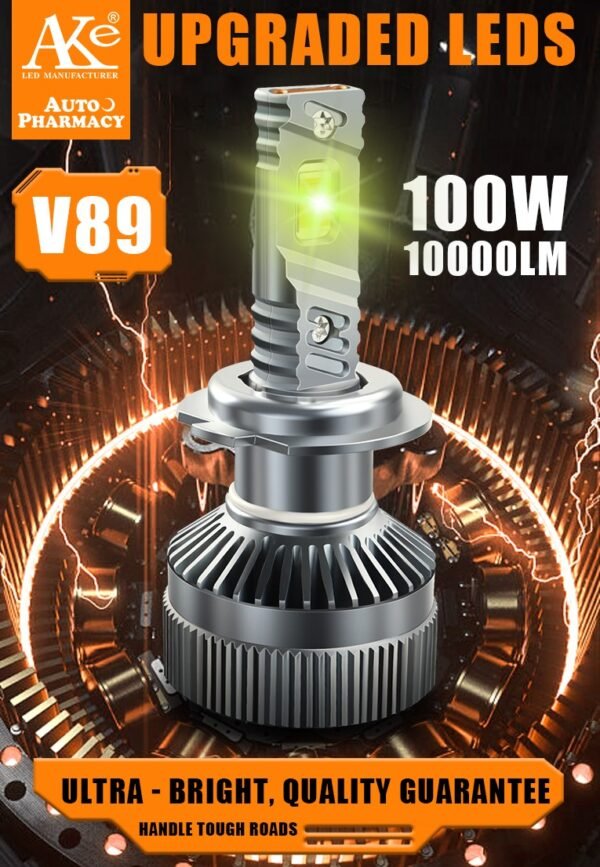 AKE V89 Series: 9005 LED Headlights Bulbs 200 W (Combined)