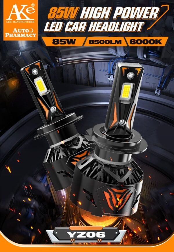 AKE YZ06 Series: 9005 LED Headlights Bulbs 170 W (Combined)